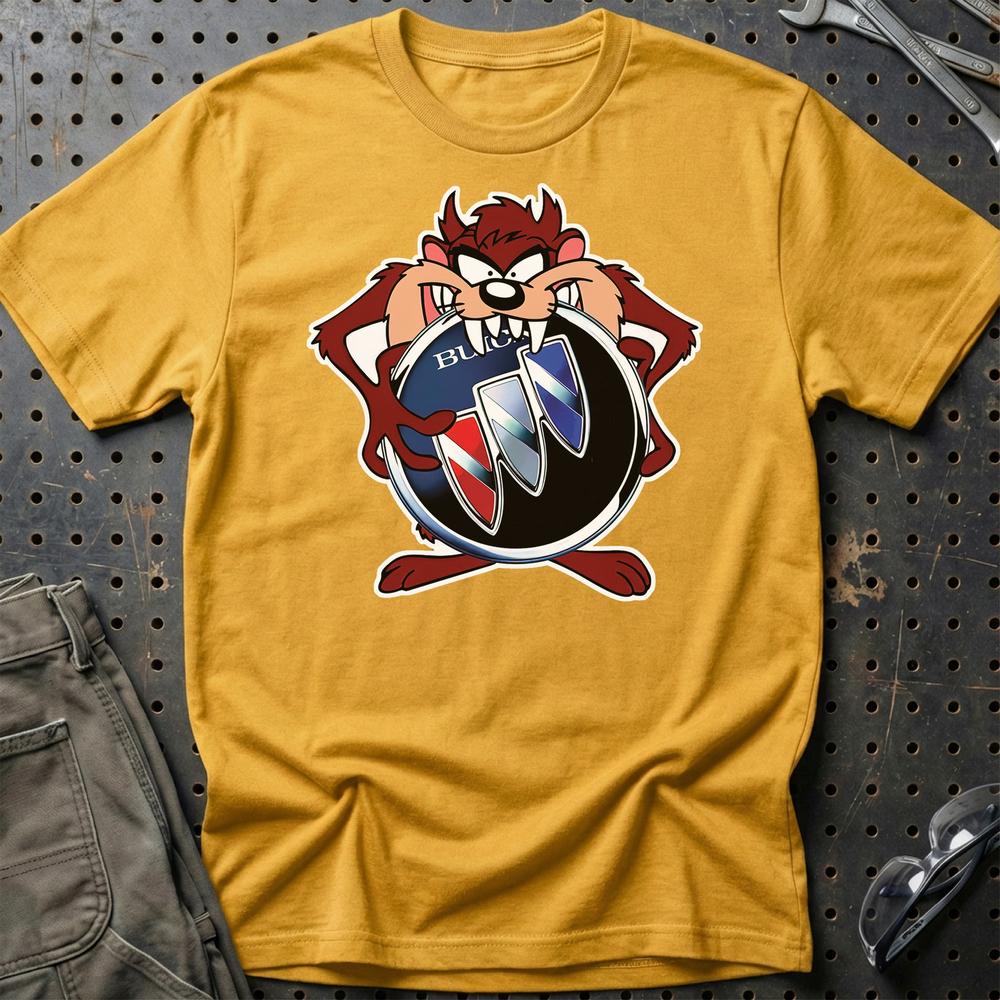 Buick TAZ Unisex T-Shirt , Bomuld-Beklædning-Buick-Guld-S-Garage Culture Shop- garage - man cave - merchandise