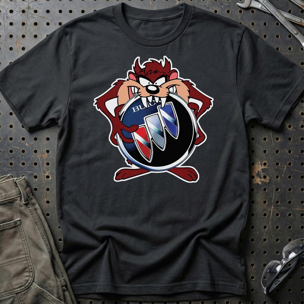 Buick TAZ Unisex T-Shirt , Bomuld-Beklædning-Buick-Sort-S-Garage Culture Shop- garage - man cave - merchandise