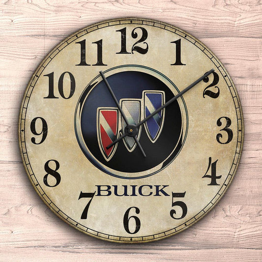 Buick Vægur Rundt-Clock-Buick-Garage Culture Shop- garage - man cave - merchandise