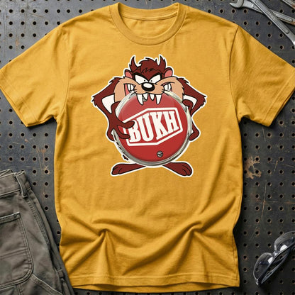 Bukh TAZ Unisex T-Shirt , Bomuld-Beklædning-Bukh-Guld-S-Garage Culture Shop- garage - man cave - merchandise