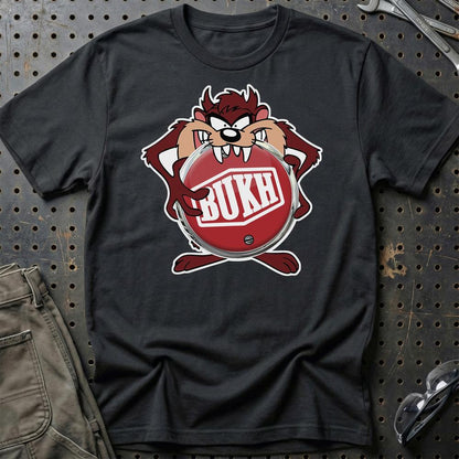 Bukh TAZ Unisex T-Shirt , Bomuld-Beklædning-Bukh-Sort-S-Garage Culture Shop- garage - man cave - merchandise