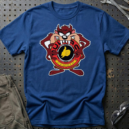 Bultaco TAZ Unisex T-Shirt , Bomuld-Beklædning-Bultaco-Blå Royal-S-Garage Culture Shop- garage - man cave - merchandise