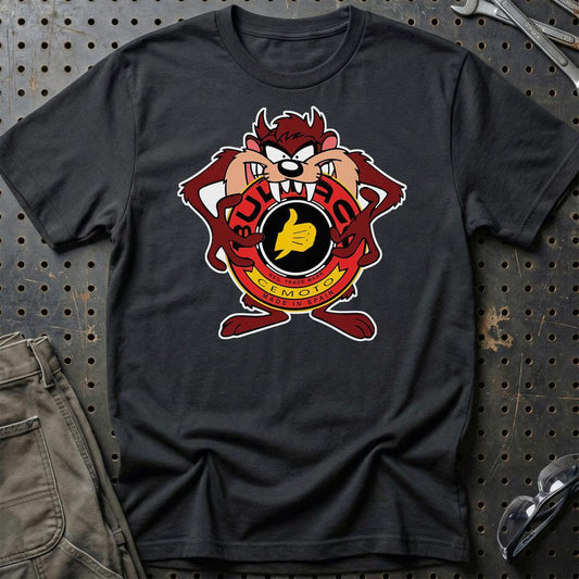 Bultaco TAZ Unisex T-Shirt , Bomuld-Beklædning-Bultaco-Sort-S-Garage Culture Shop- garage - man cave - merchandise