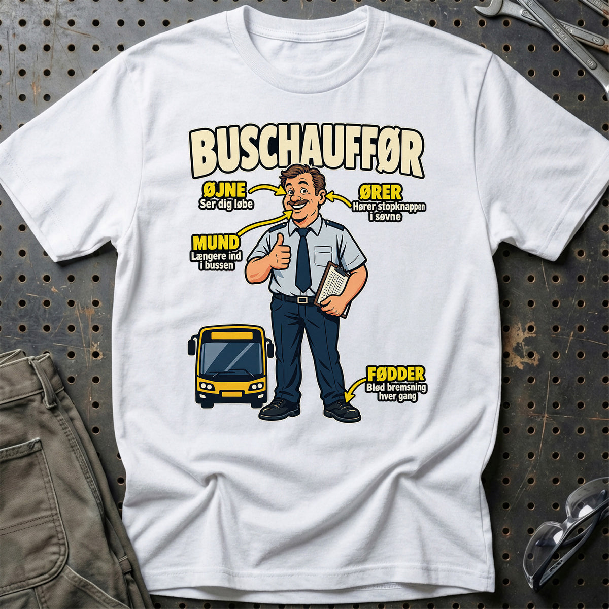 
Produktbillede af Buschauffør – Anatomi T-Shirt