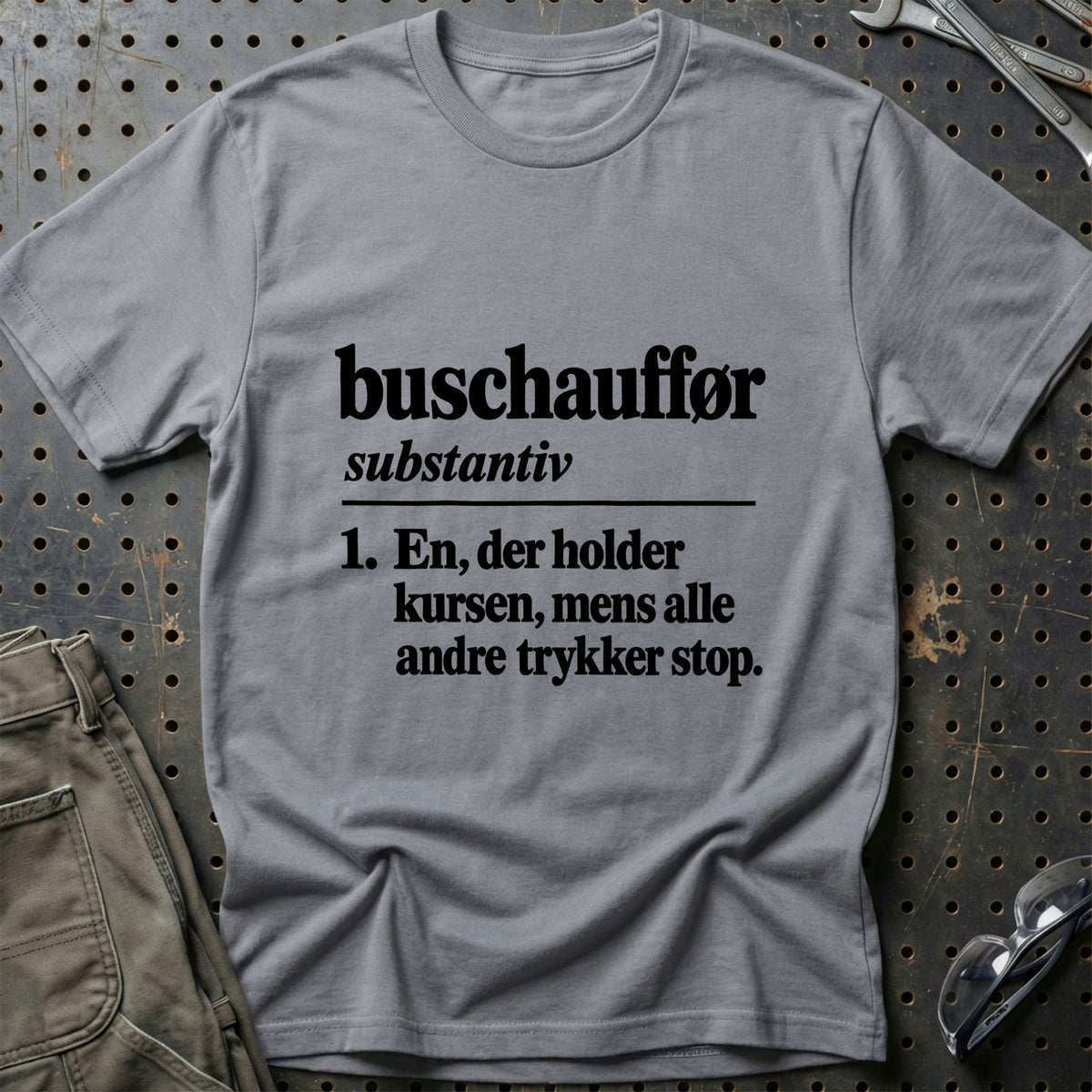 
Buschauffør – Definition T-Shirt – Grå Sport