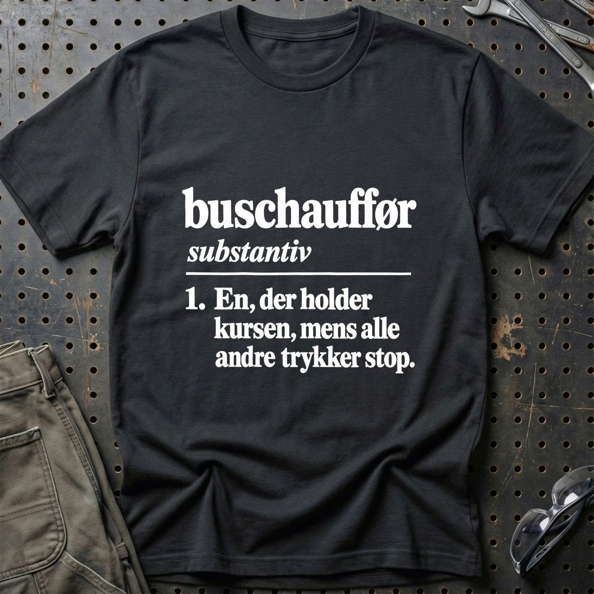 
Buschauffør – Definition T-Shirt – Sort