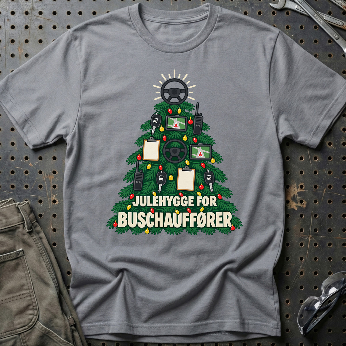 
Buschauffør – Julehygge – Unisex T-Shirt – Grå Sport
