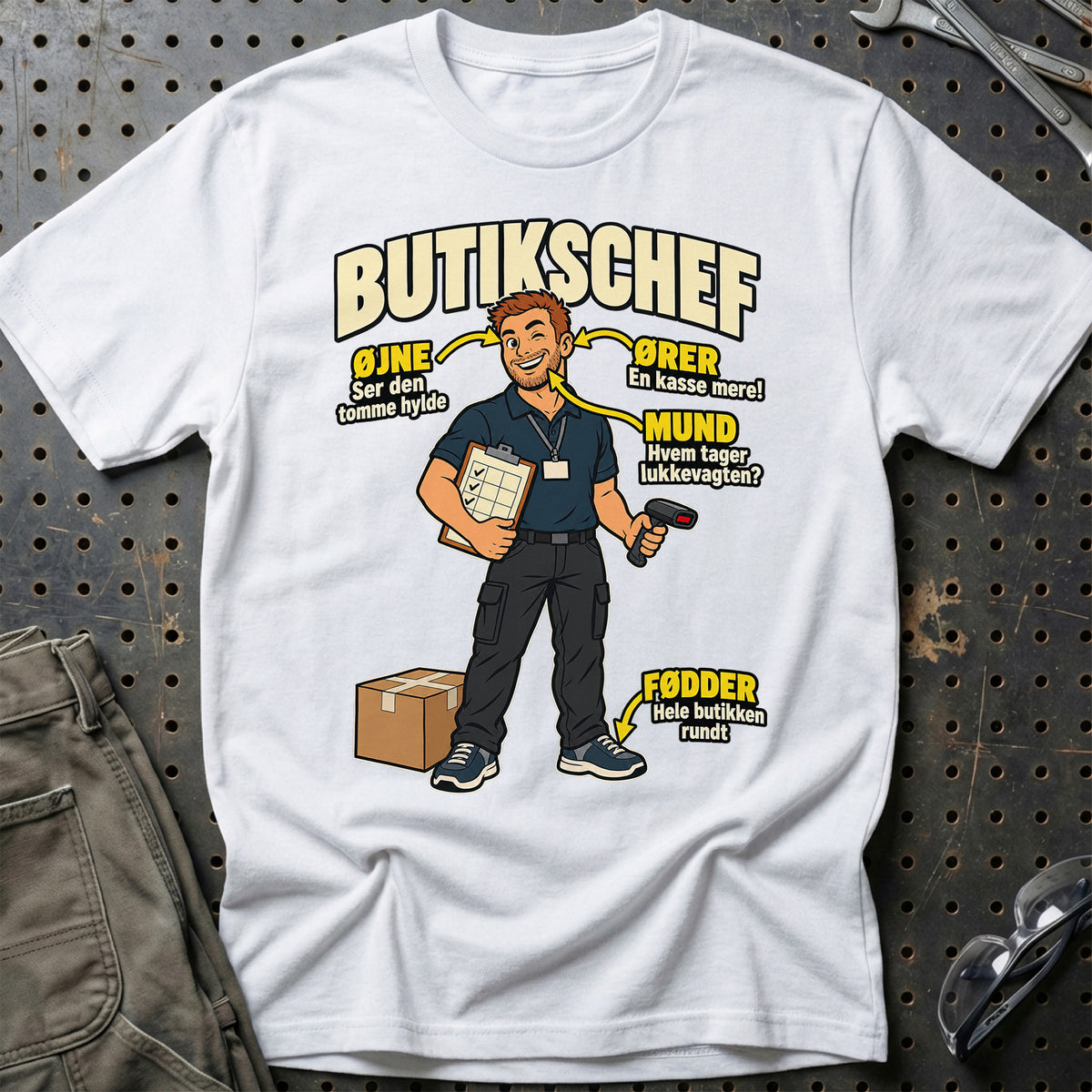 
Produktbillede af Butikschef – Anatomi T-Shirt