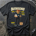 Butikschef – Anatomi T-Shirt – Sort