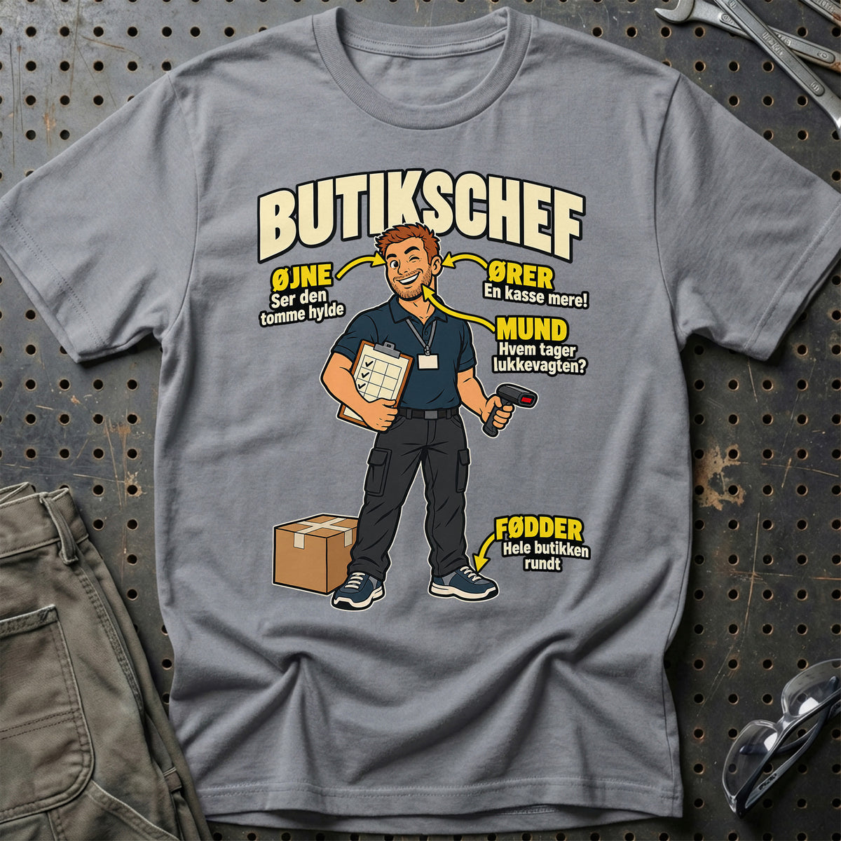 
Produktbillede af Butikschef – Anatomi T-Shirt