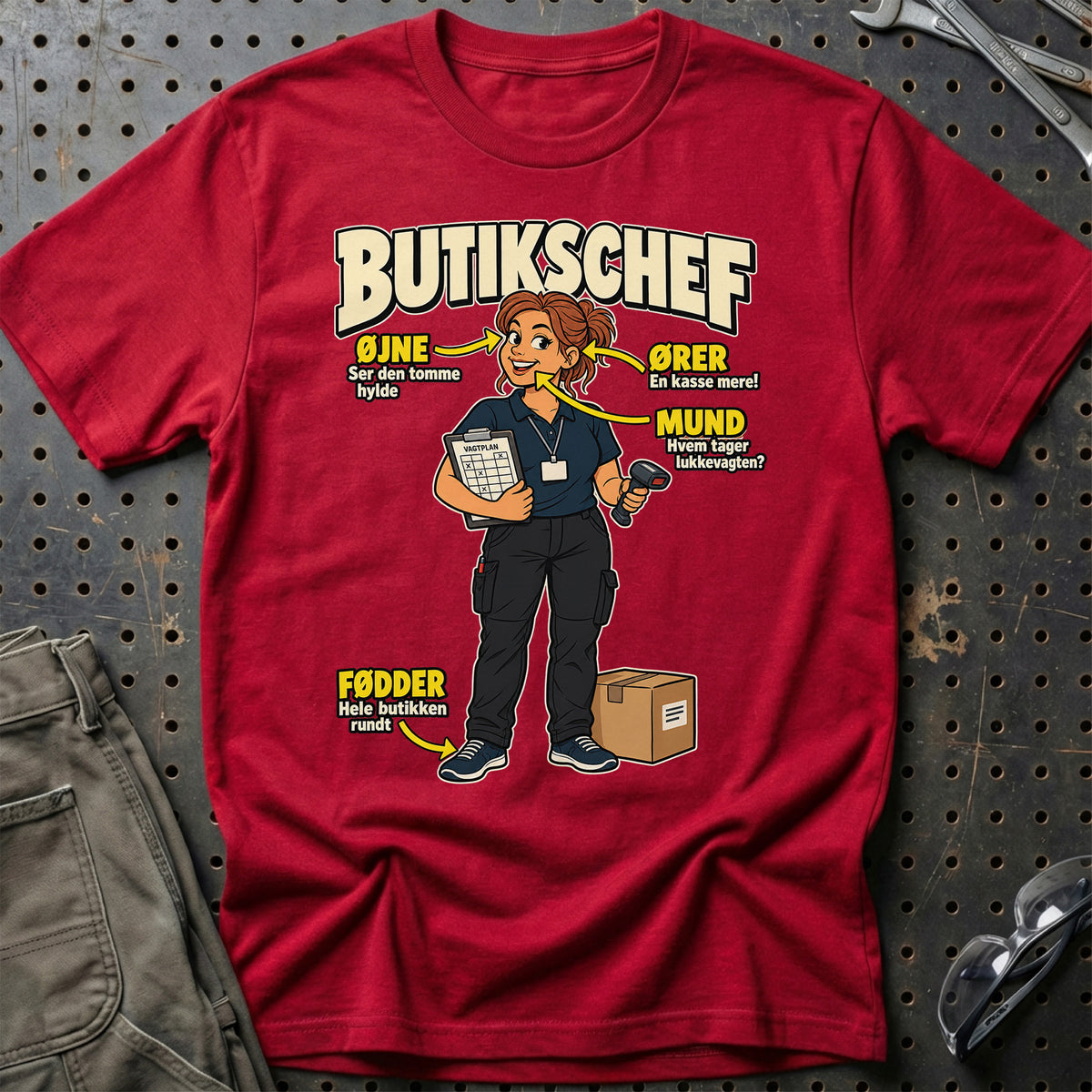 
Produktbillede af Butikschef – Anatomi T-Shirt