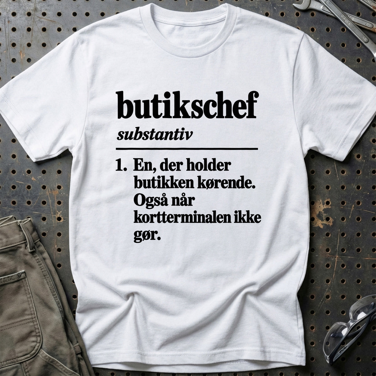 
Butikschef – Definition T-Shirt – Hvid