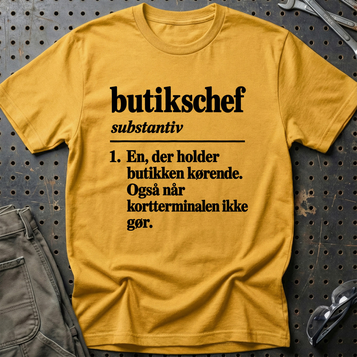 
Butikschef – Definition T-Shirt – Guld