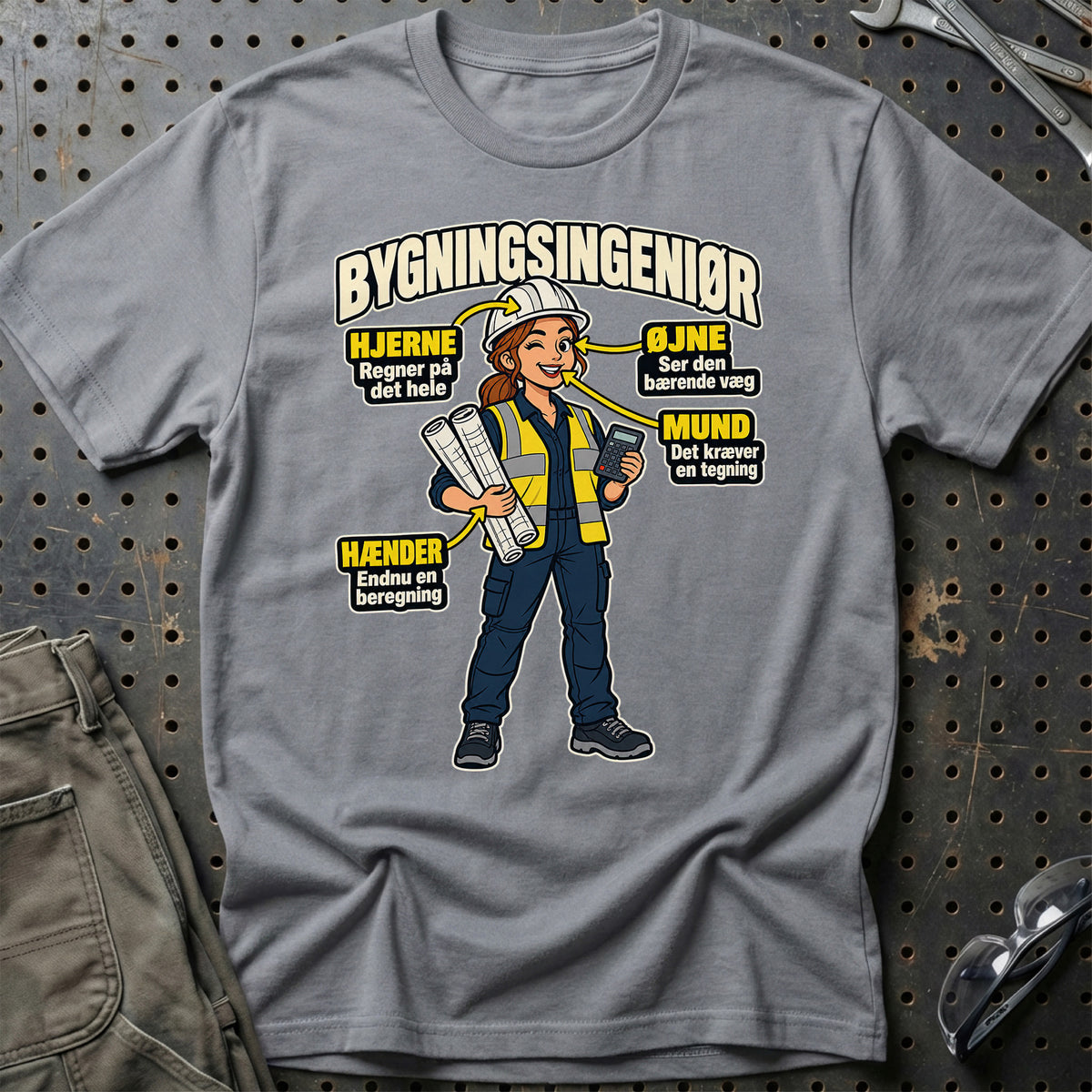 
Produktbillede af Bygningsingeniør – Anatomi T-Shirt