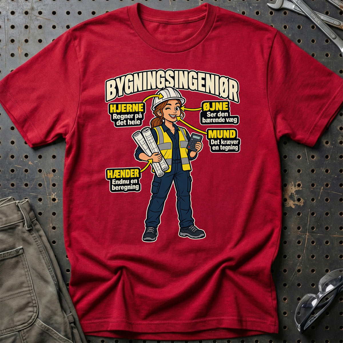 
Produktbillede af Bygningsingeniør – Anatomi T-Shirt