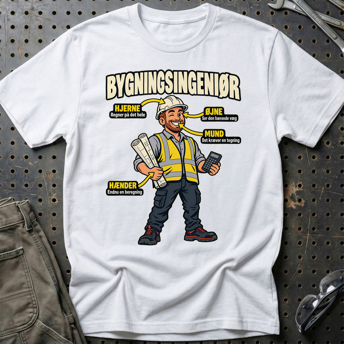 
Produktbillede af Bygningsingeniør – Anatomi T-Shirt
