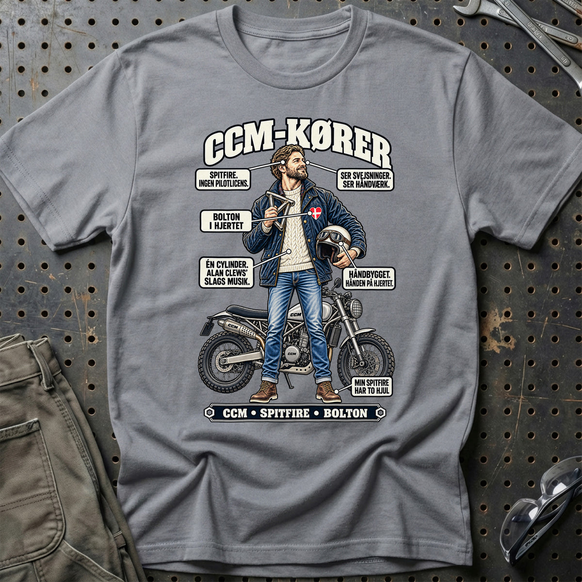 
CCM-Kører T-Shirt – Grå Sport