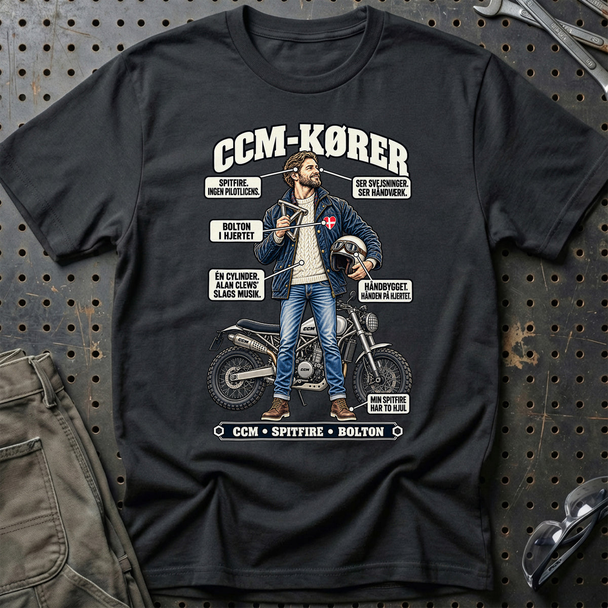 
CCM-Kører T-Shirt – Sort