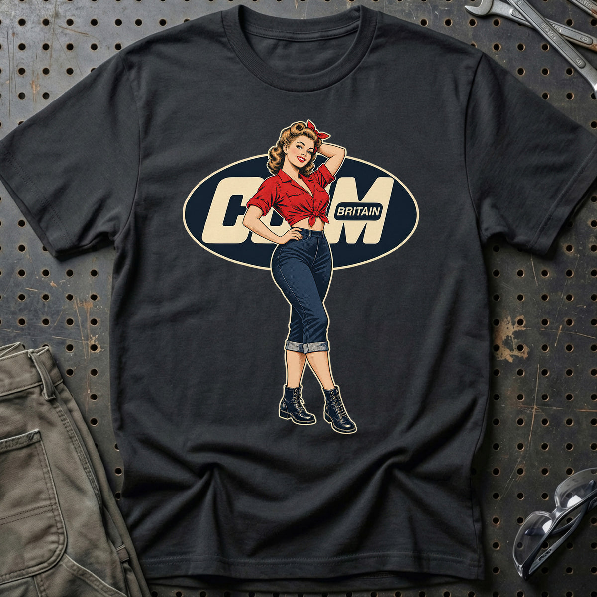 CCM Retro Pinup T-Shirt – Sort