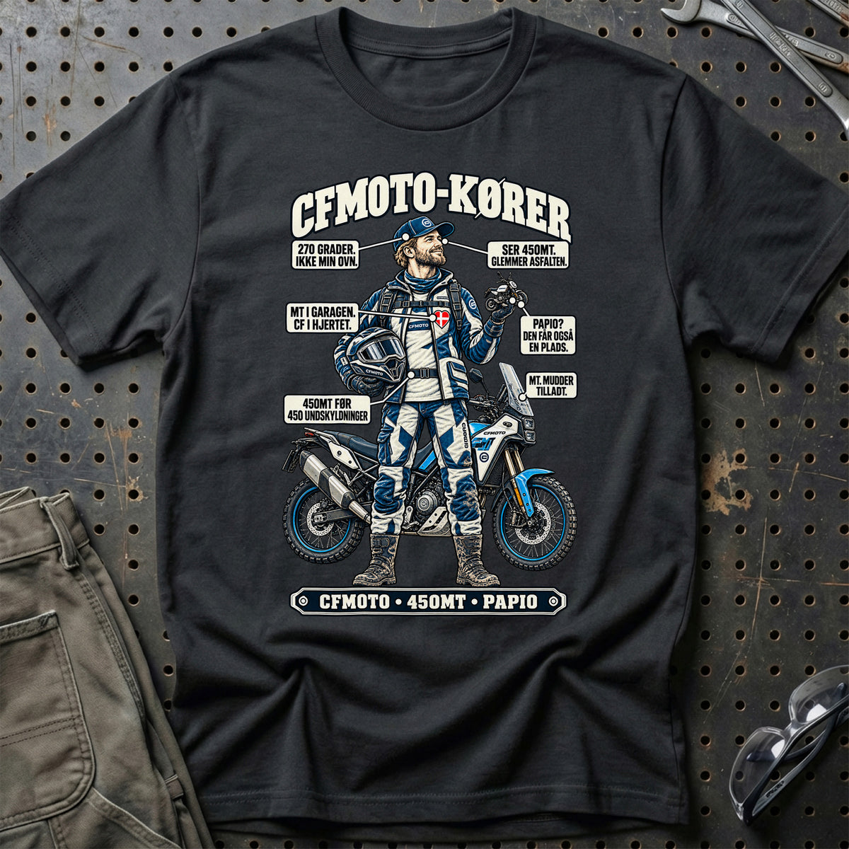 
CFMOTO-Kører T-Shirt – Sort