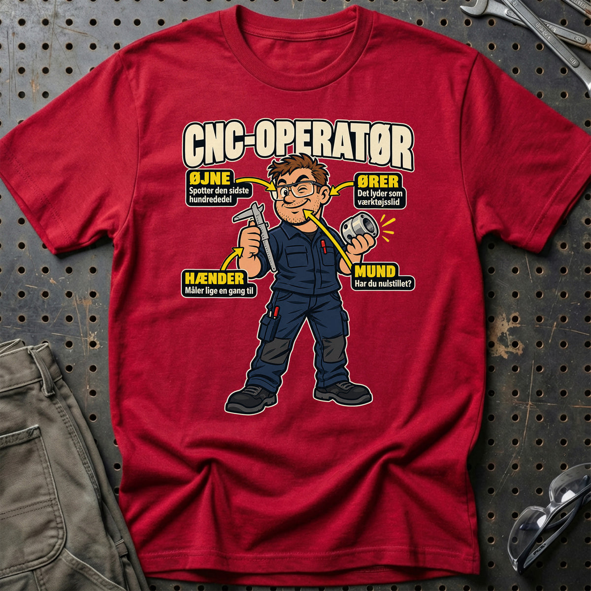 
Produktbillede af CNC-operatør – Anatomi T-Shirt