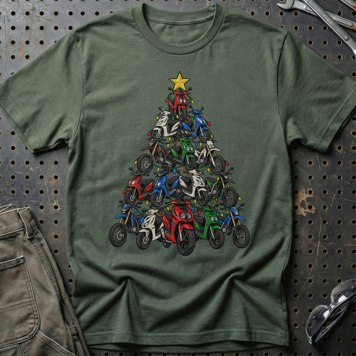 CPI Juletræ T-Shirt-Beklædning-CPI-Grøn Militær-S-Garage Culture Shop- garage - man cave - merchandise