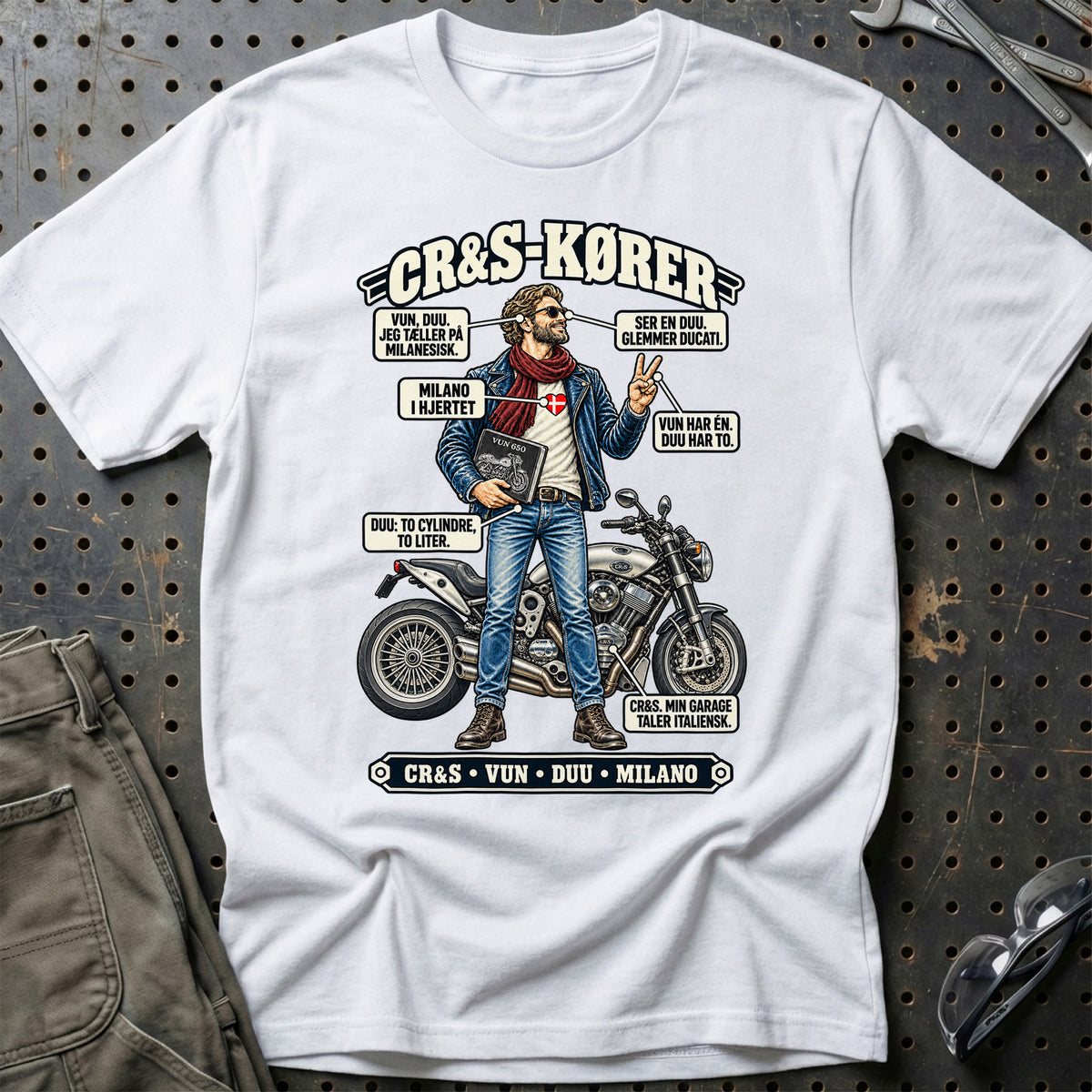 
CR S-Kører T-Shirt – Hvid