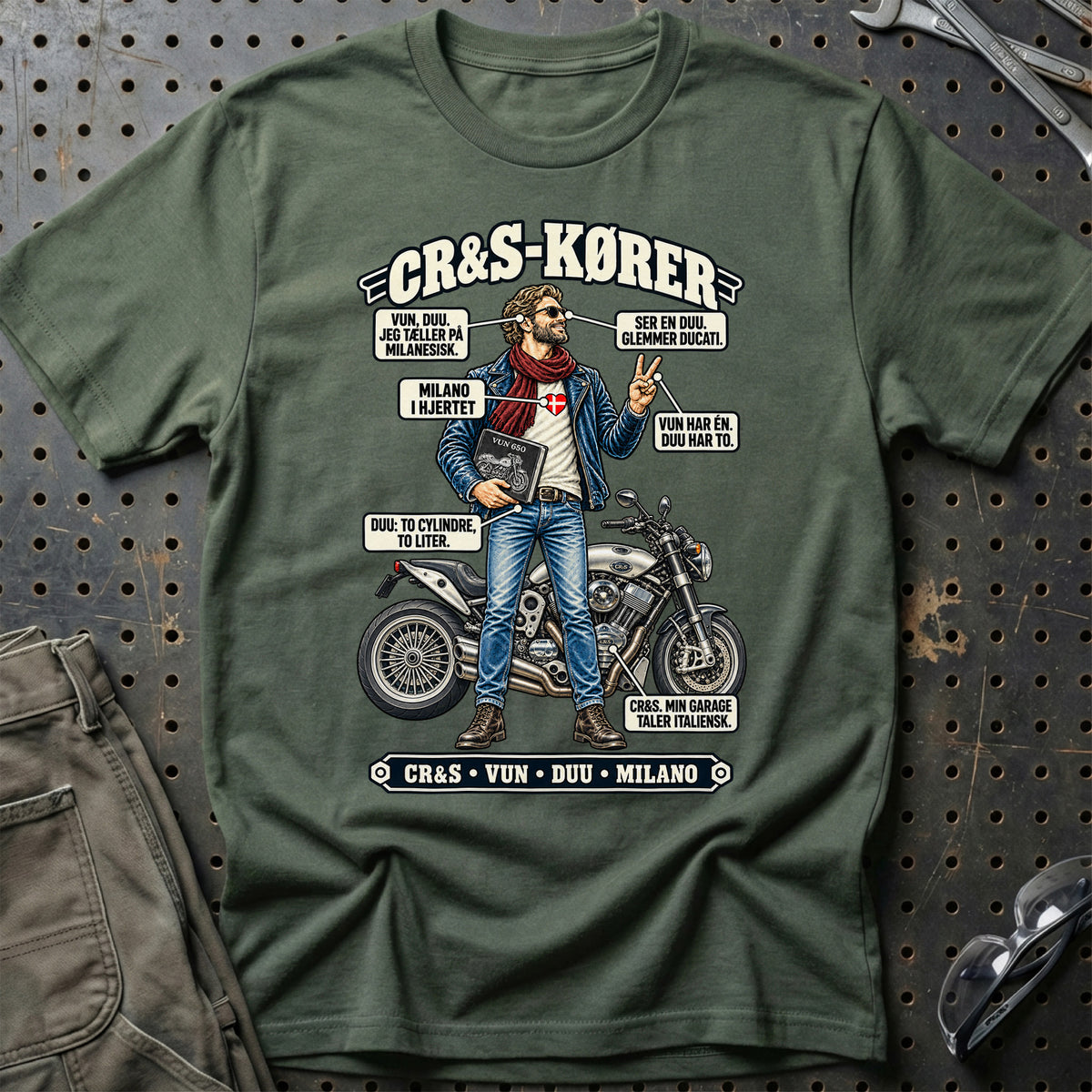 
CR S-Kører T-Shirt – Grøn Militær