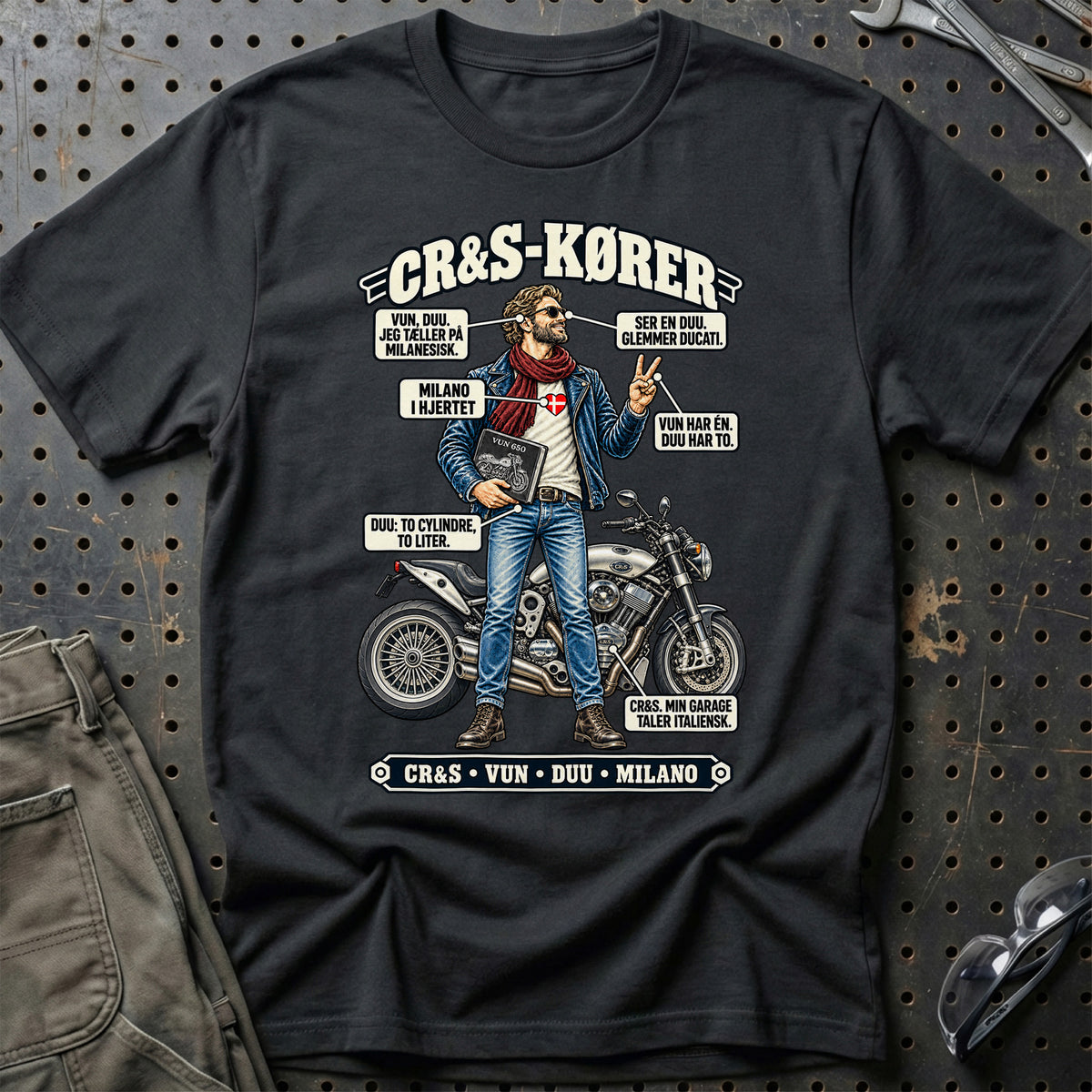 
CR S-Kører T-Shirt – Sort