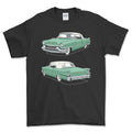 Cadillac Eldorado Biarritz Convertible 1956 T-Shirt-Beklædning-Cadillac-Sort-S-Garage Culture Shop- garage - man cave - merchandise