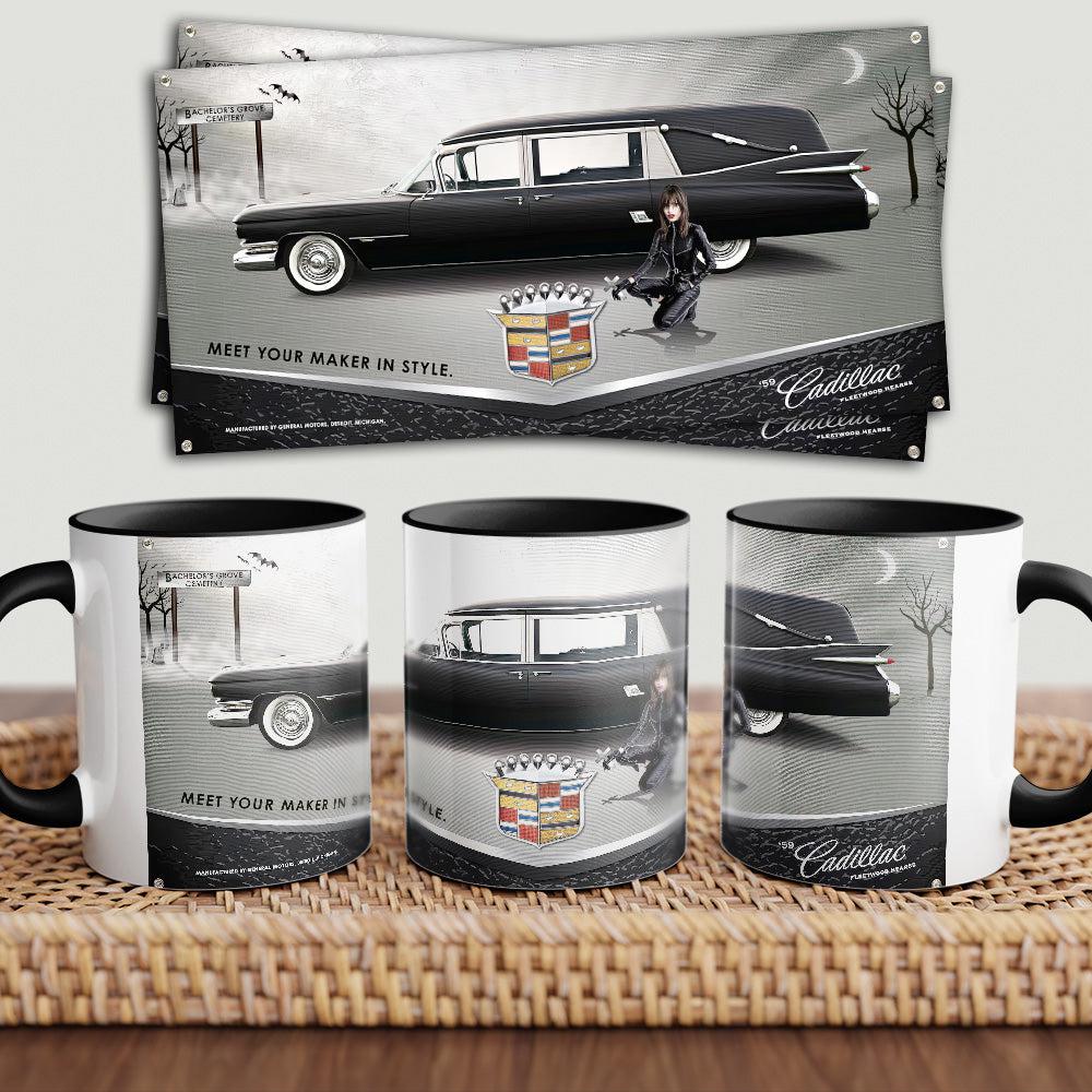Cadillac Fleetwood "To Toner" Vintage Keramisk Krus-Krus-Cadillac-Garage Culture Shop- garage - man cave - merchandise