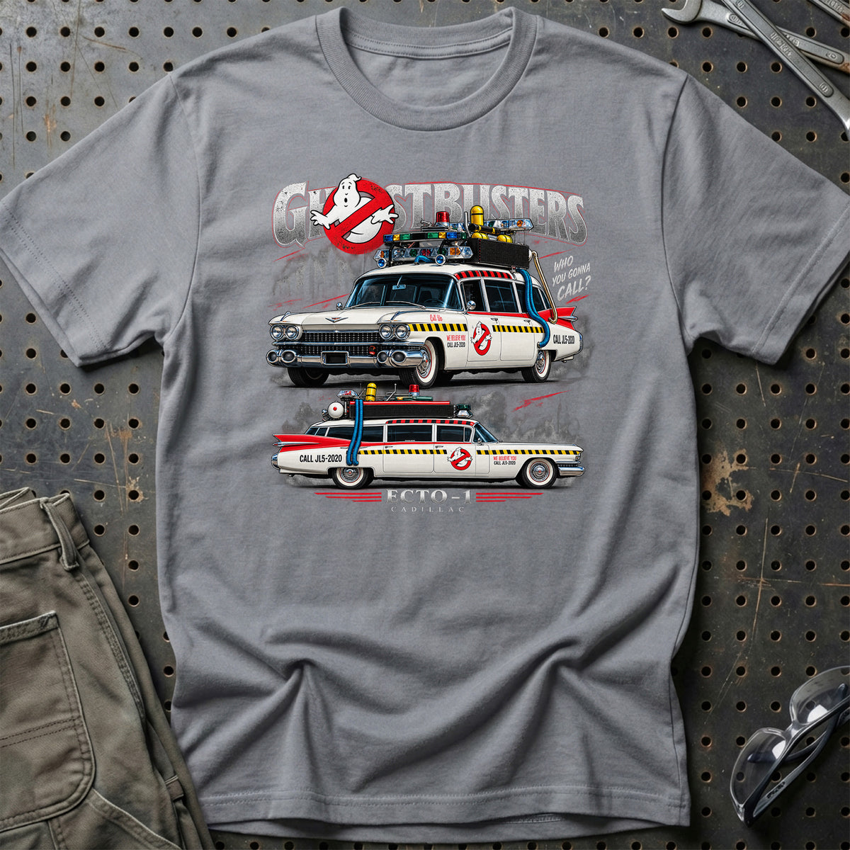 
Cadillac Ghostbusters Ecto-1 T-Shirt – Grå Sport