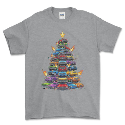 Cadillac Juletræ Christmas Tree - Unisex T-Shirt