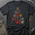 Cagiva Juletræ T-Shirt-Beklædning-Cagiva-Sort-S-Garage Culture Shop- garage - man cave - merchandise