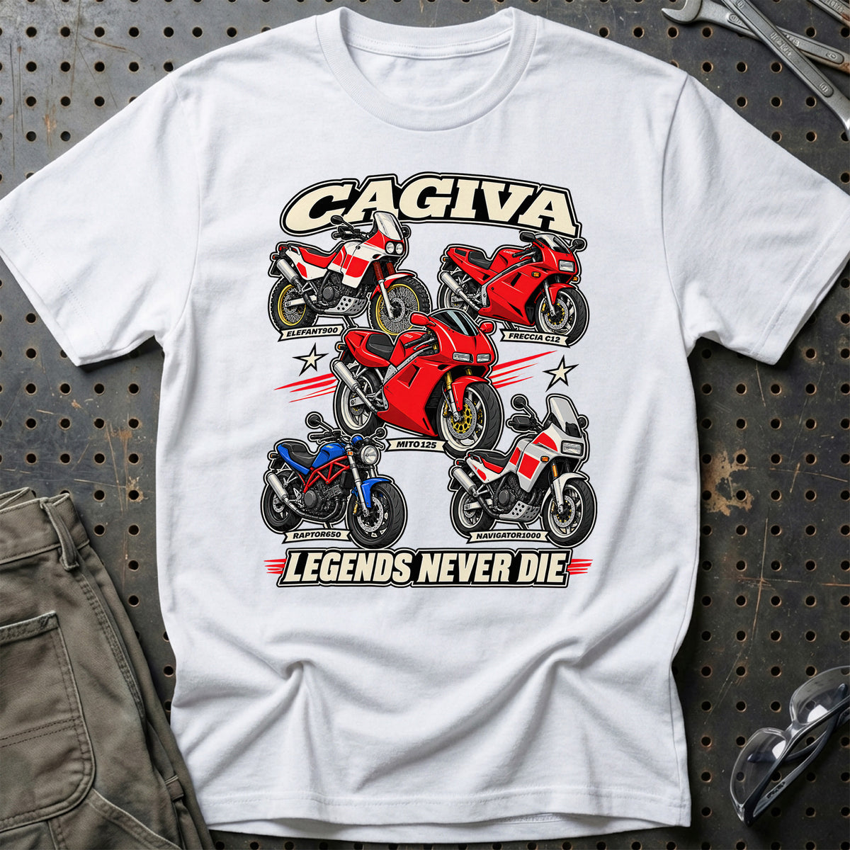 
Produktbillede af Cagiva Legends Never Die T-Shirt
