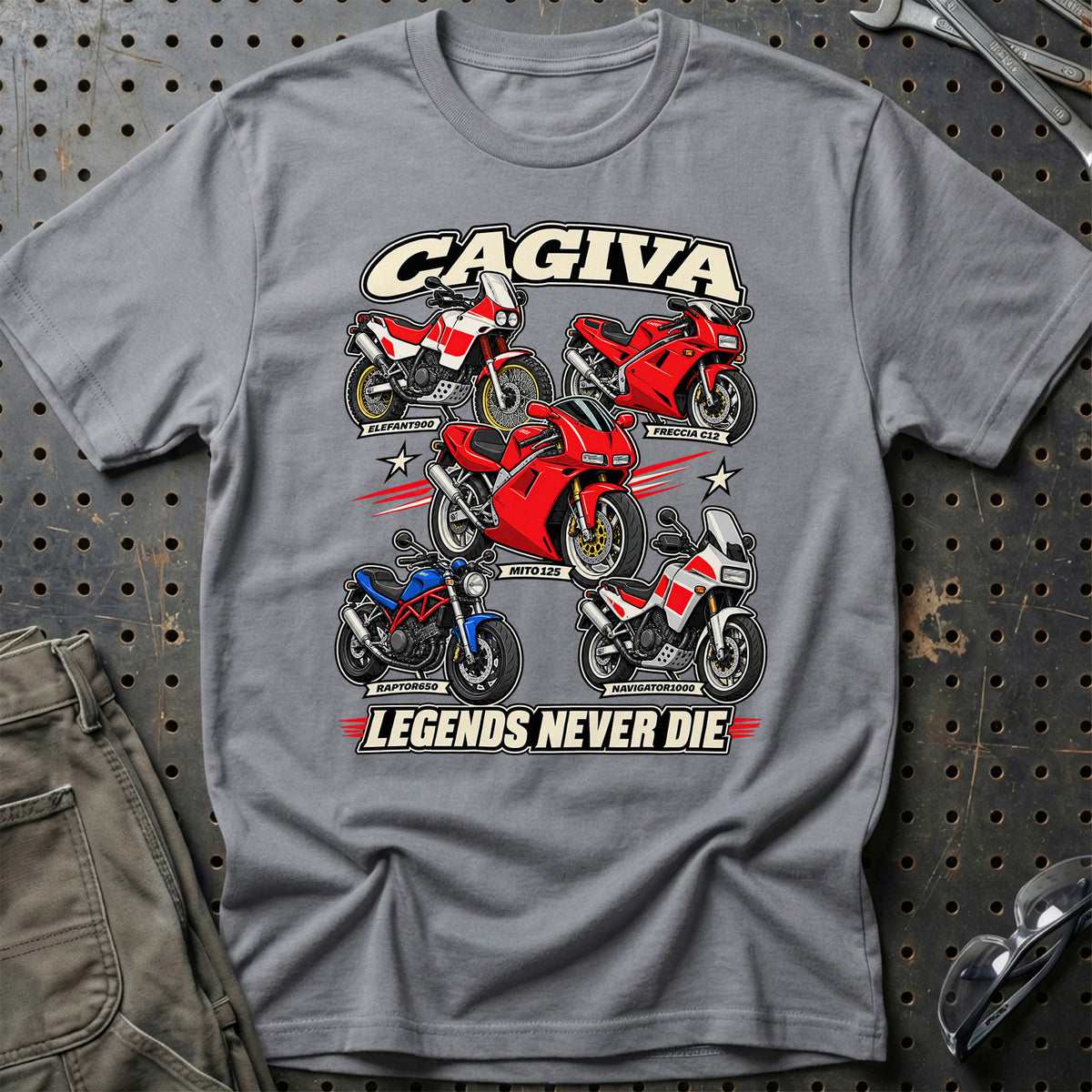 
Produktbillede af Cagiva Legends Never Die T-Shirt