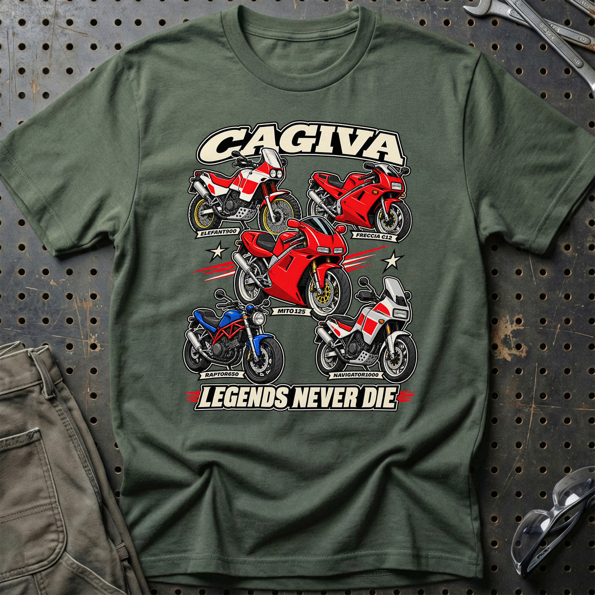 
Produktbillede af Cagiva Legends Never Die T-Shirt