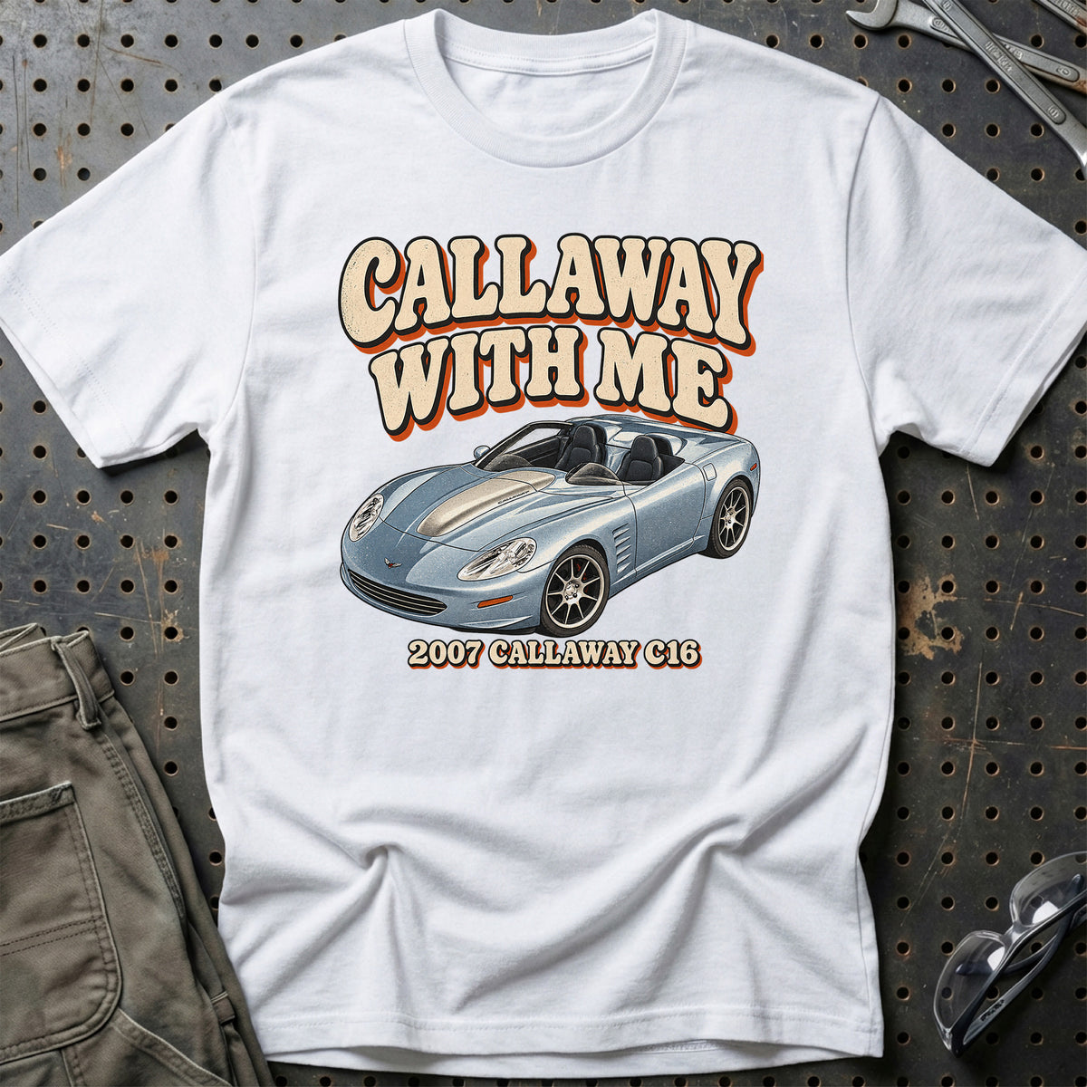 
Callaway C16 2007 – Callaway with Me T-Shirt – Hvid