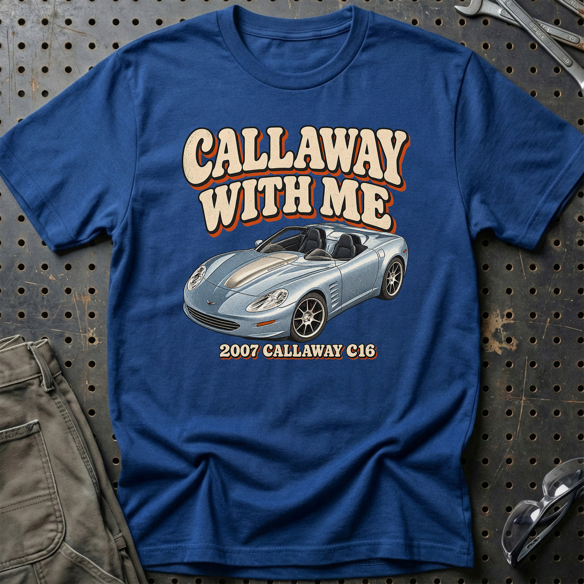 
Callaway C16 2007 – Callaway with Me T-Shirt – Blå Royal