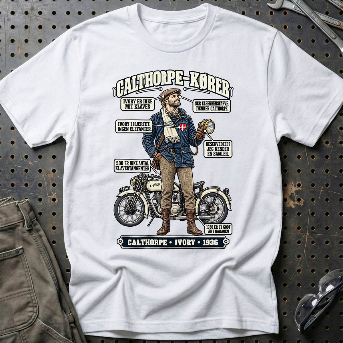 
Calthorpe-Kører T-Shirt – Hvid
