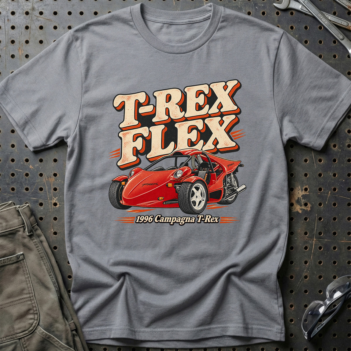 
Campagna T-Rex 1996 – T-Rex Flex T-Shirt – Grå Sport