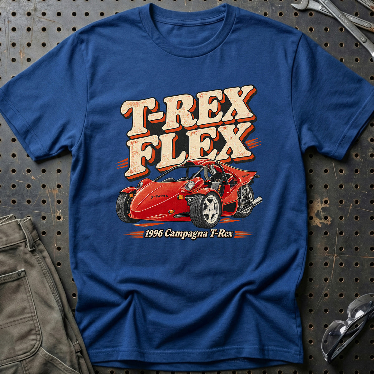
Campagna T-Rex 1996 – T-Rex Flex T-Shirt – Blå Royal