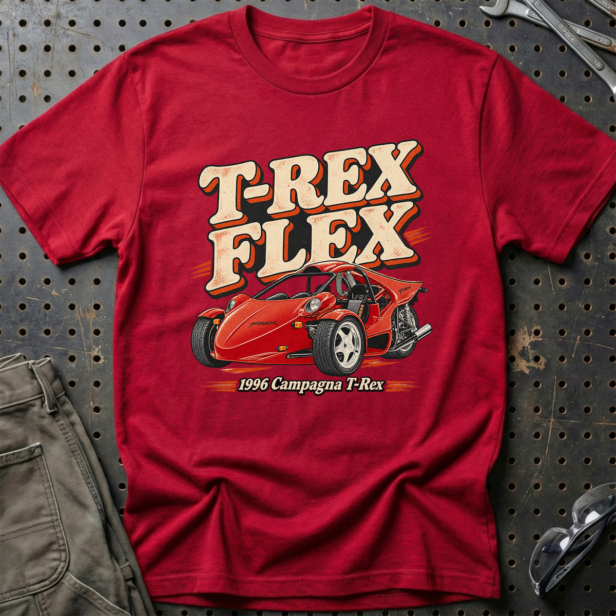 
Campagna T-Rex 1996 – T-Rex Flex T-Shirt – Rød
