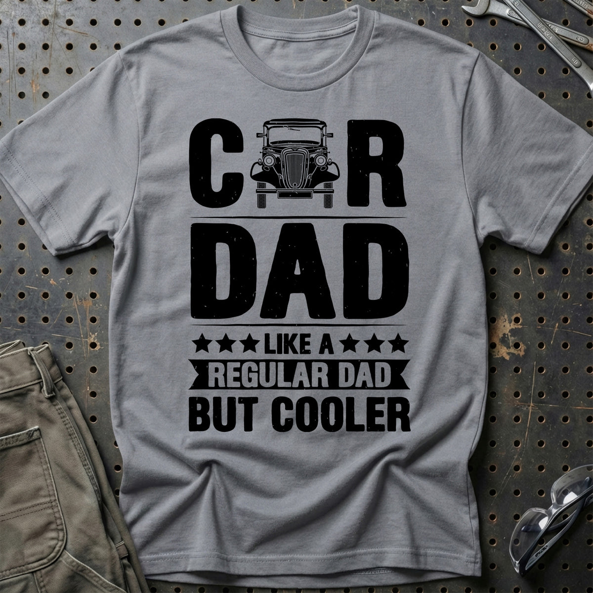 
Car Dad Like A Regular Dad But Cooler T-Shirt – Grå Sport