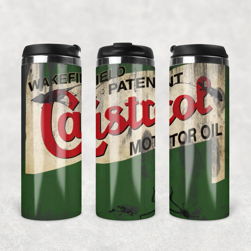 Castrol Oil Termokrus Tumbler Rustfrit Stål-Krus-Motorolie-Garage Culture Shop- garage - man cave - merchandise
