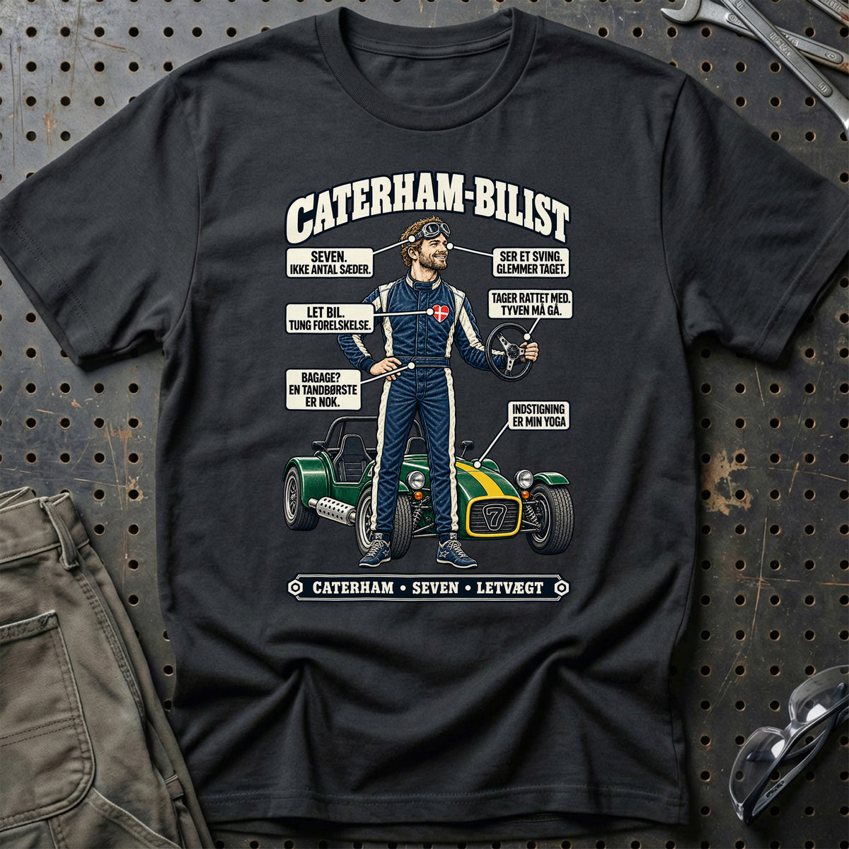 
Caterham-Bilist T-Shirt – Sort