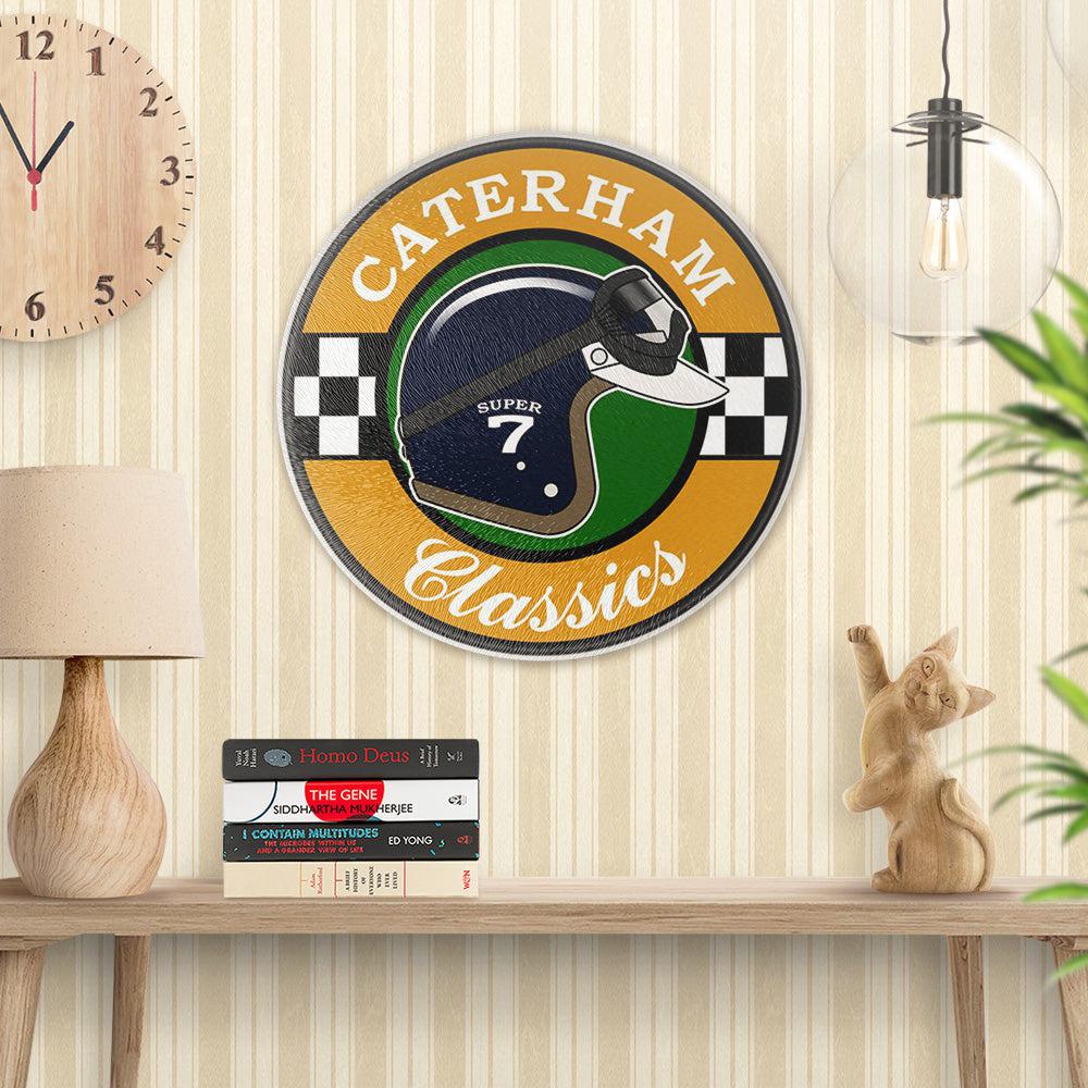 Caterham Classics Runde Skilte , Musemåtte Rundt , Kop Underlag, Underlagssæt-Runde Skilte-Caterham-Garage Culture Shop- garage - man cave - merchandise