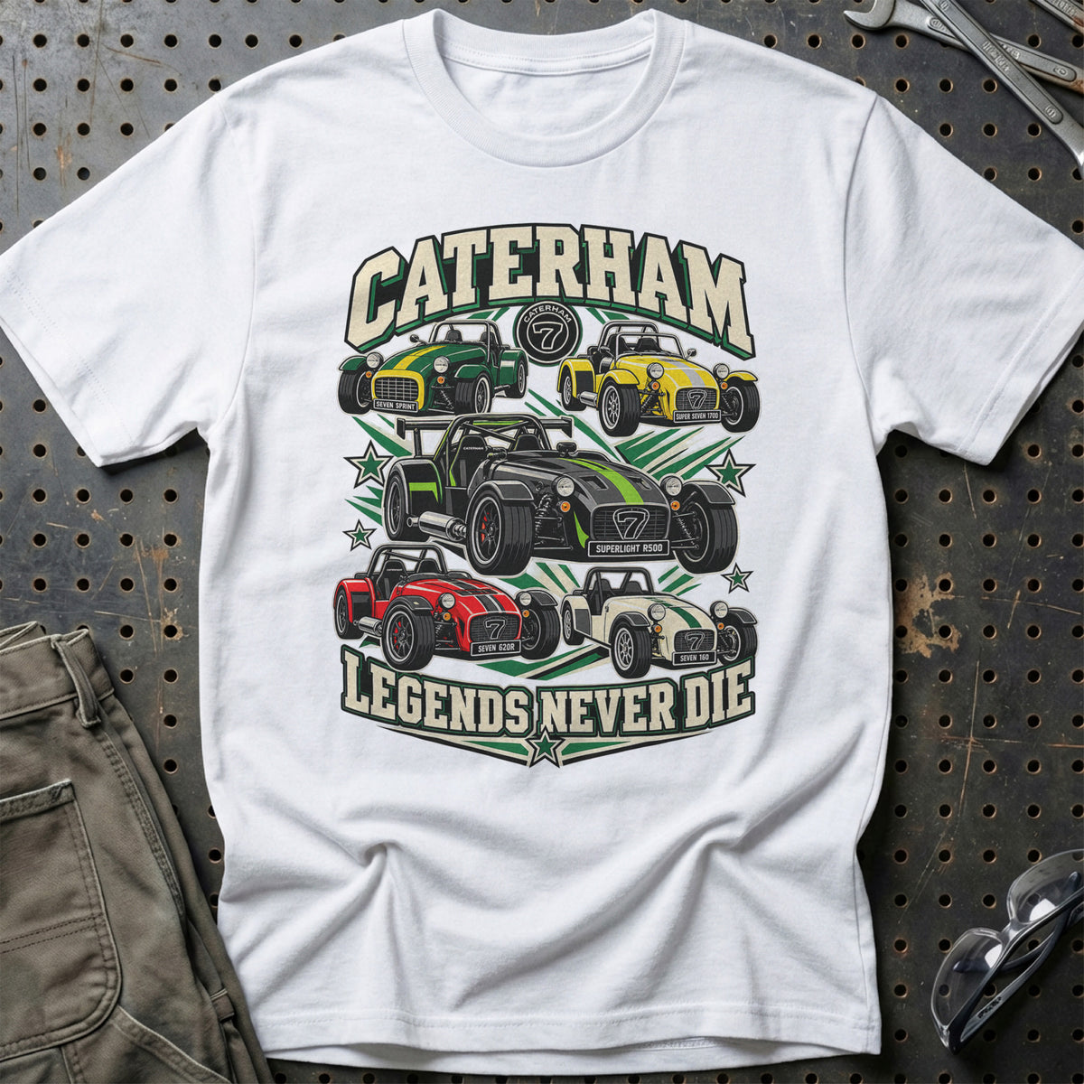
Produktbillede af Caterham Legends Never Die T-Shirt