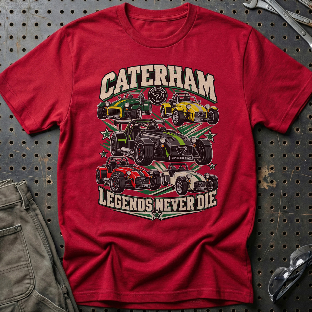 
Produktbillede af Caterham Legends Never Die T-Shirt