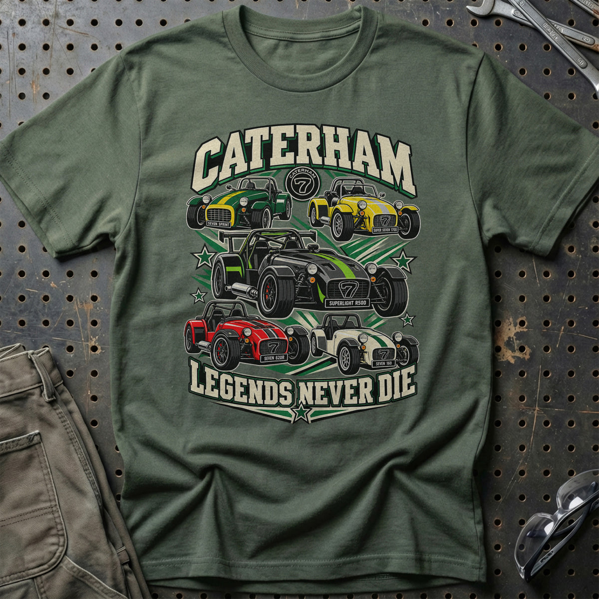 
Produktbillede af Caterham Legends Never Die T-Shirt